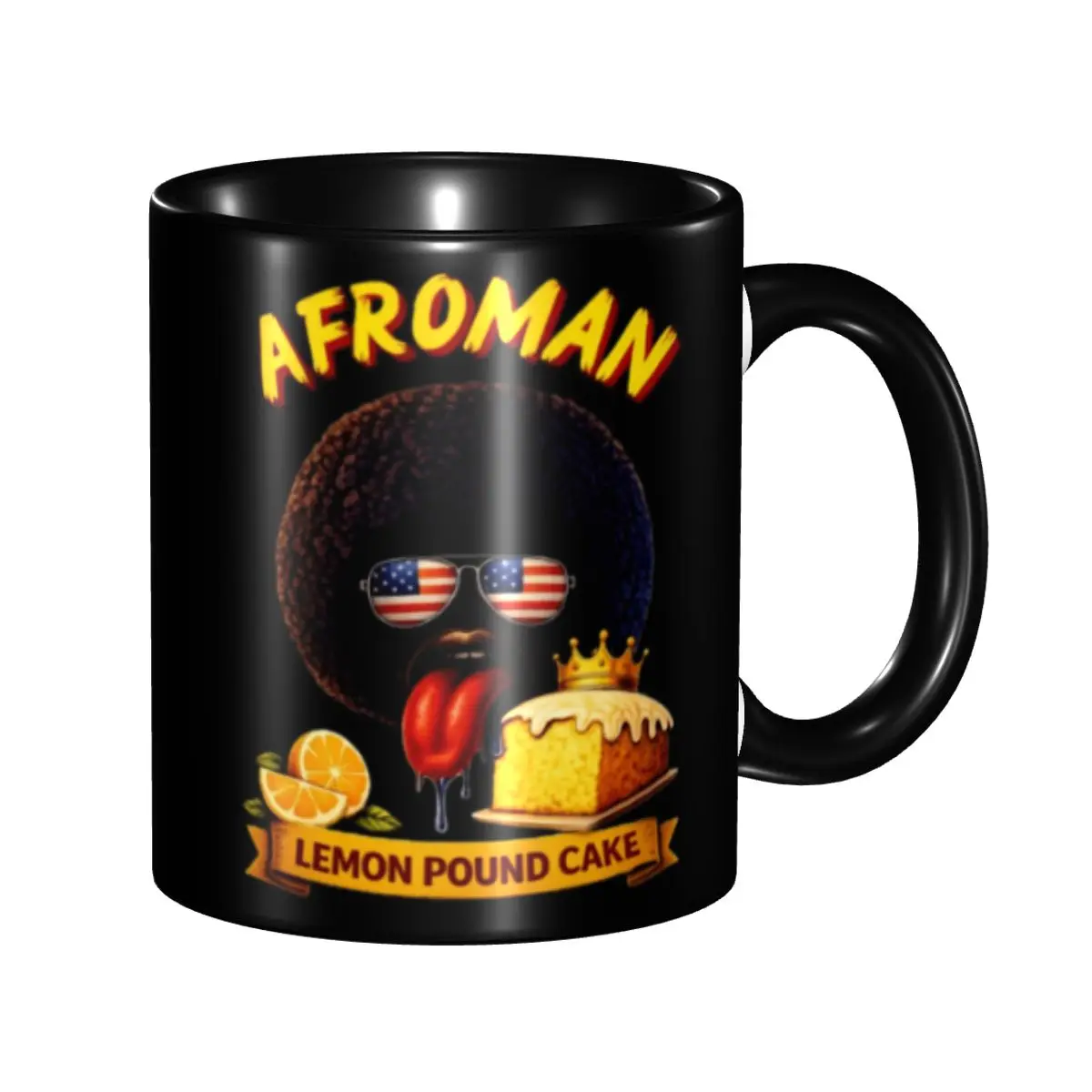 Afroman Justice For Lemon Pound Cake Gift Mug for Friends Funny Tea Cup Present for Home