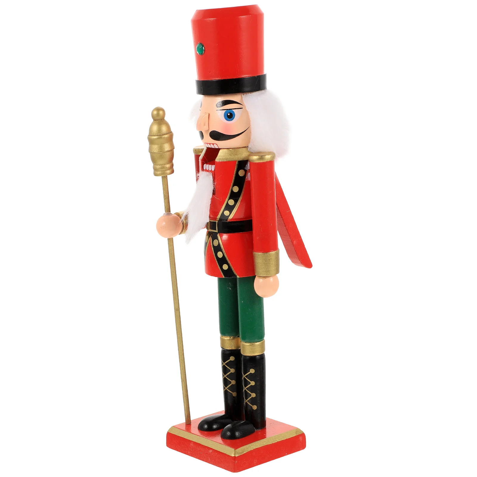 

Creative Soldier Nutcracker Desktop Decor Safe Long Time Use Photo Prop Vivid Adorable Christmas Gift Desktop Nutcracker