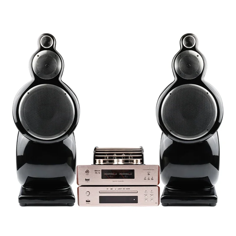 Altavoz pasivo de audio con combinación de máquina Gall, estantería HiFi de alta fidelidad, altavoz Nautilus de frecuencia de tres vías de 8 pulgadas