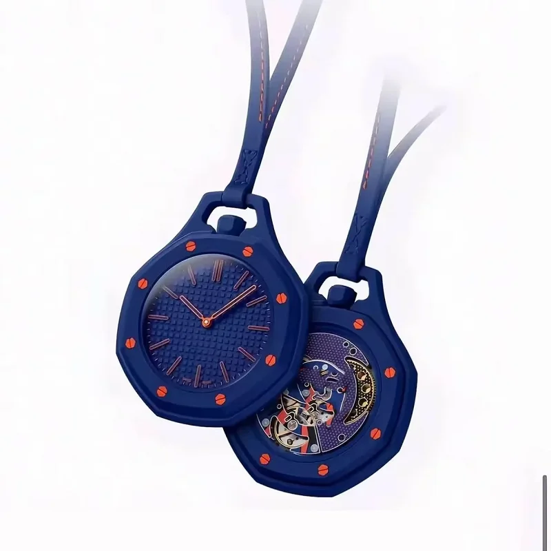 26 Years Old New Pocket Watch Octagonal Pop Style Neck Quartz Movement Candy Color Quartz Watch Color