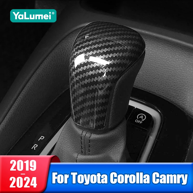 

Car Gear Shift Knob Gear Head Cover For Toyota Corolla E210 Camry XV70 2019 2020 2021 2022 2023 2024 Hybrid Accessories