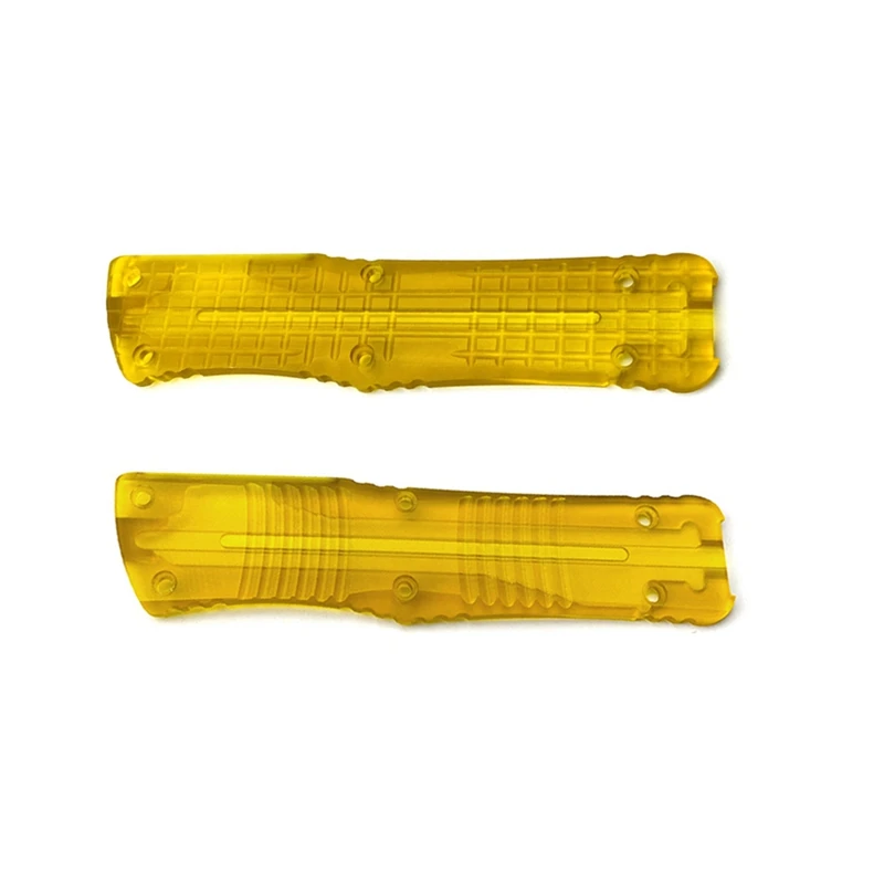 Punho de faca remendo claro apertos escalas remendo para microtech combate troodon faca dobrável alças verificar padrão