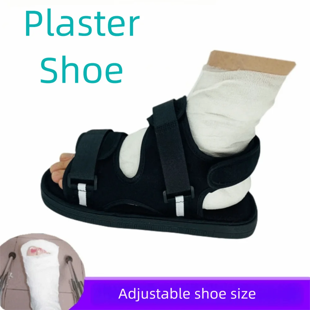 Adjustable Plaster Shoe Comfortable Anti Skid Fracture Fixed Shoes Convenient Open Toe Post Op Boot Broken Foot