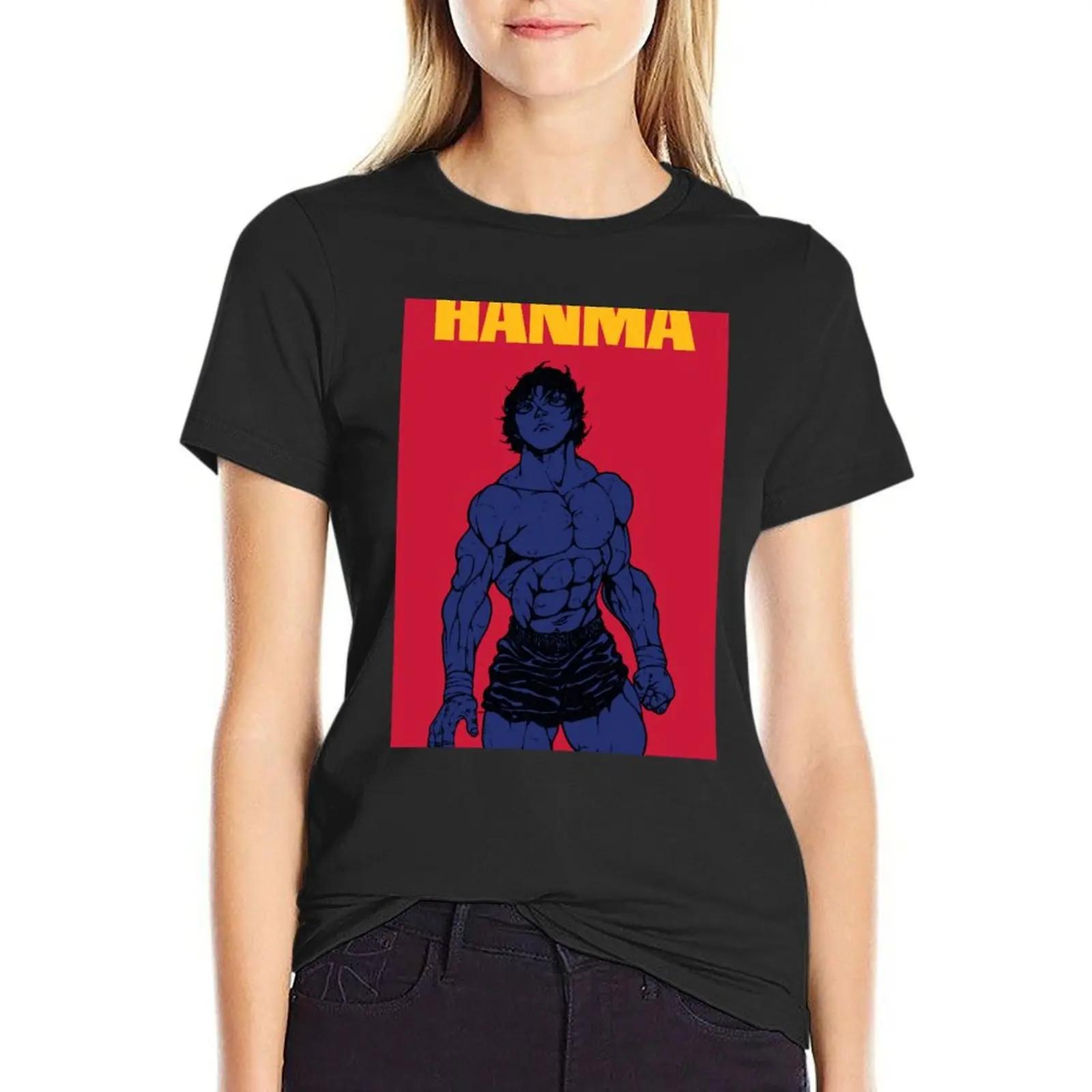 

Baki Hanma Aesthetic . T-Shirt oversized plus sizes Blouse Women clothes