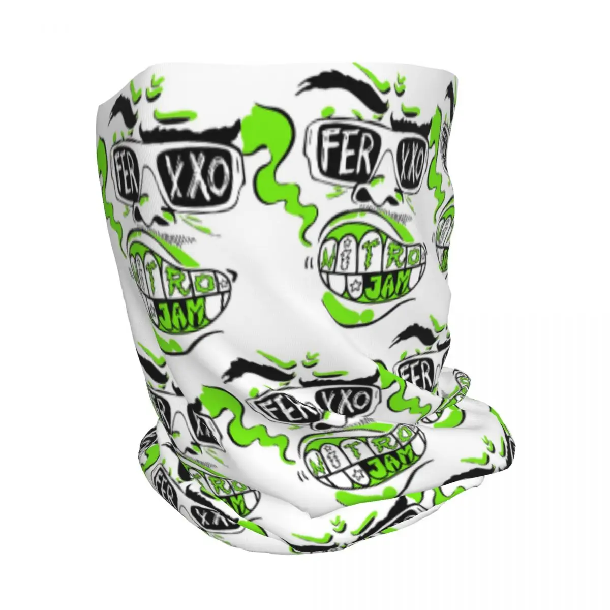 Feid Ferxxo Singer Tour Logo Fun Music Album Bandana Neck Cover Face Scarf Headband Beanies Hat for Men Women Adult Washable