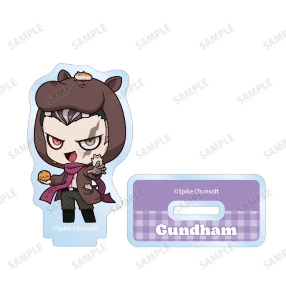 Anime Danganronpa Acrylic Stand Animal Hoodie Chibi 10cm Desk Display 14 Styles Fans Collection Gift Keychain