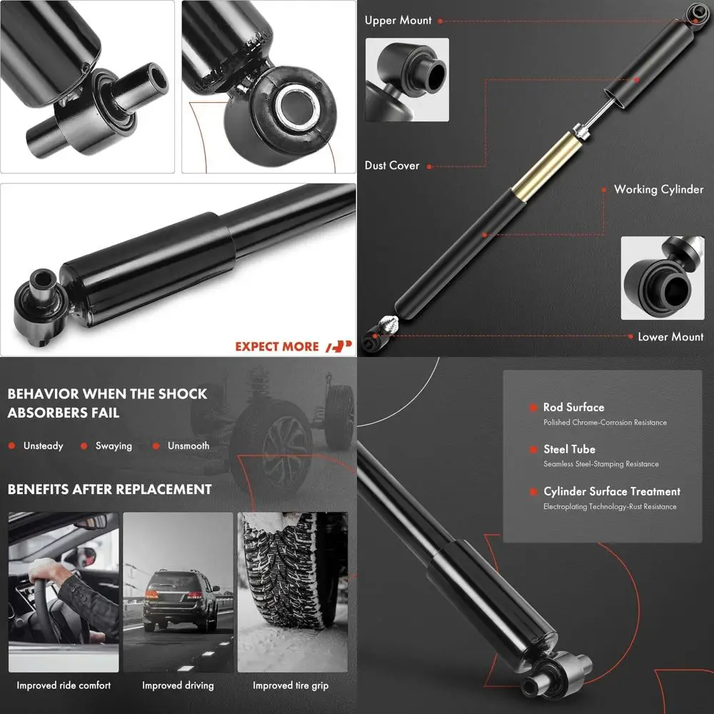 

Задний амортизатор, совместимый с Chevrolet Traverse 2009-2017 и Buick Enclave 2008-2017 и GMC Acadia 2007-2016, Acadia Limite