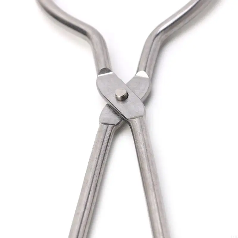 WXTC Foundry Tongs Stainless Steel Crucible Metal Refining Casting Tool Crucible Tongs Labwares Lab Tools