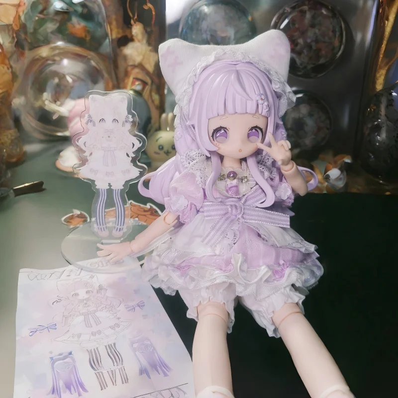 متوفر في المخزون دمى Sugary Girlsbjdmovable الأصلية لتزيين صندوق أعمى يمكنك صنعها بنفسك هدية مهرجان عطلة متحركة مشتركة #2