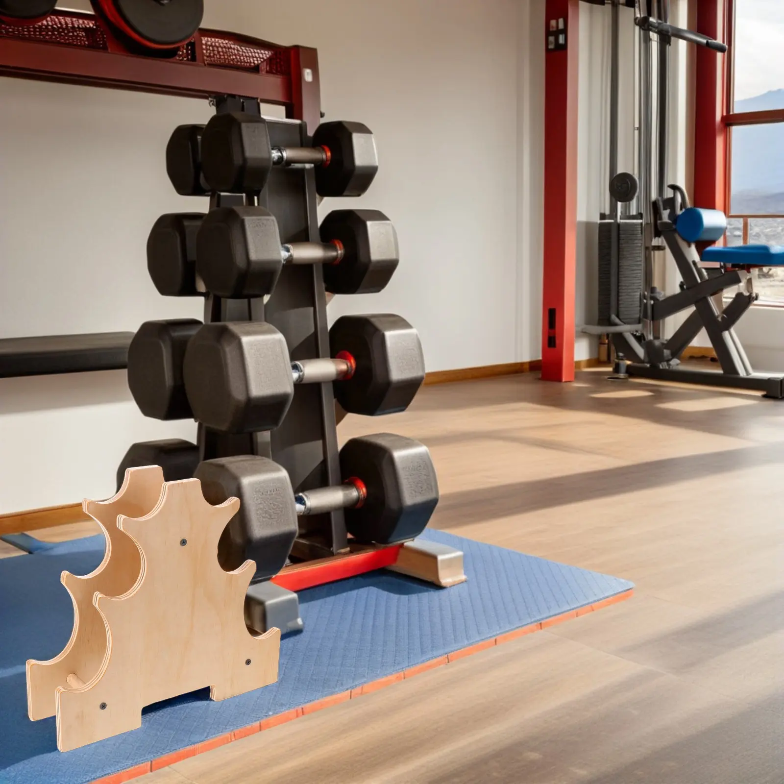 Premium Dumbbell Rack Stand for Home Fitness Studio Heavy Load Capacity Rust Resistant Finish Dumbbell Storage Organizer