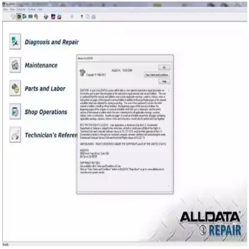 Alldata Software 10.53 + Mitchell On Demand 5 Software for Car Repair, Alldata Software for Cars with Wiring Diagrams, Big Sale