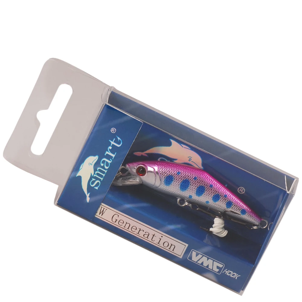 SMART-Leurre méné rigide coulant, appât Élde type poisson nageur, wobJeff, 50mm, 3.6g