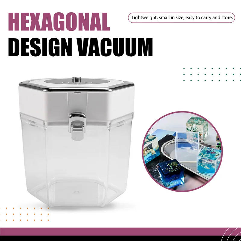 

AWAH Resin Bubble Remover Pro Airless Technology 2L Efficient 99% Bubble Removal For Resin Molds Arts Crafts EU Plug