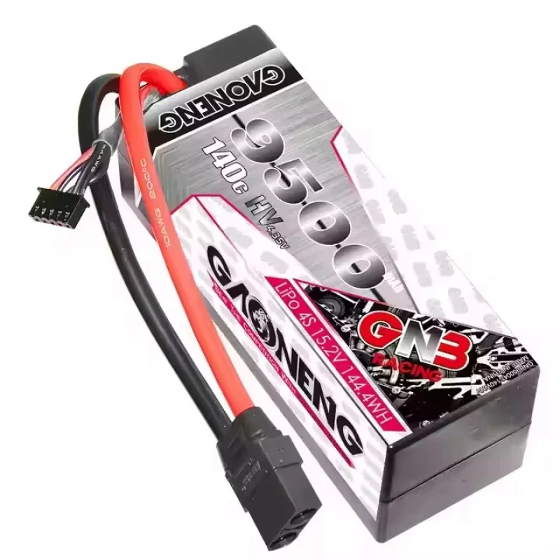 GNB Gaoneng 9500mAh 4s2p 15.2v 140C 144.4W long life hv RC LiPo battery