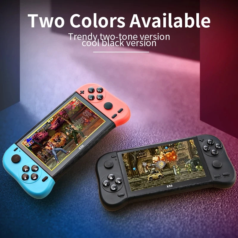 ألعاب فيديو 2025X50 5.1 عالية الدقة 64 بت تدعم محاكيات متعددة وحدة تحكم ألعاب ريترو محمولة ومشغل فيديو وإخراج التلفزيون #4