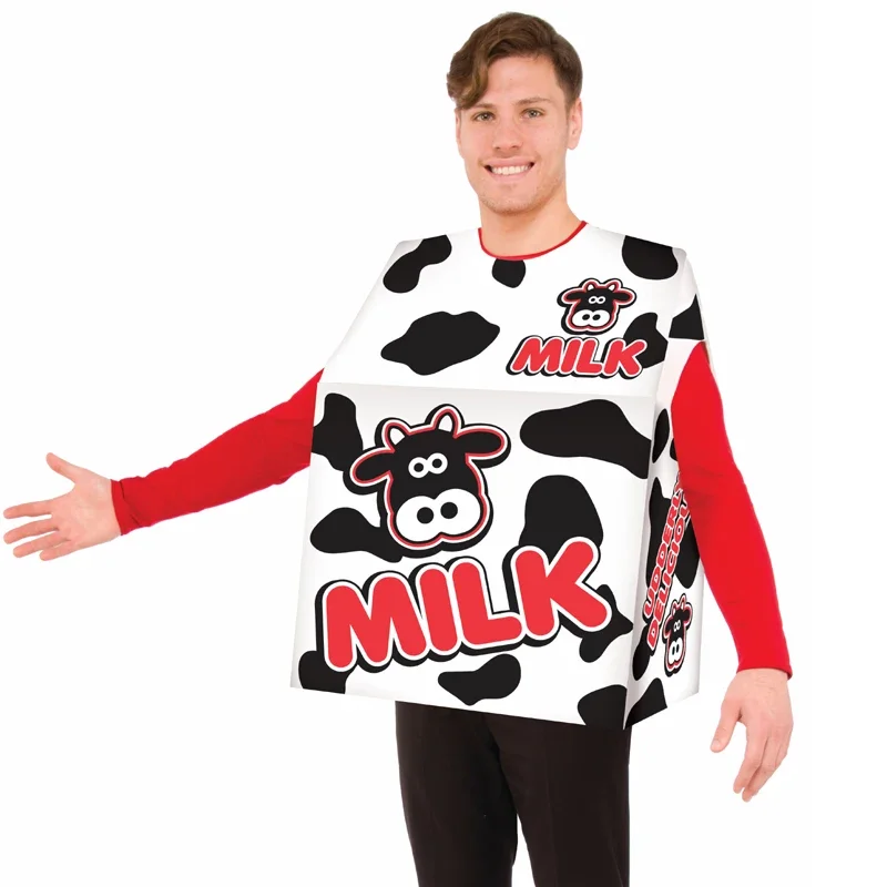 Familie Milch und Keks Kostüm Mädchen Keks Kind Kostüm Männer Milch Halloween Paar Cosplay