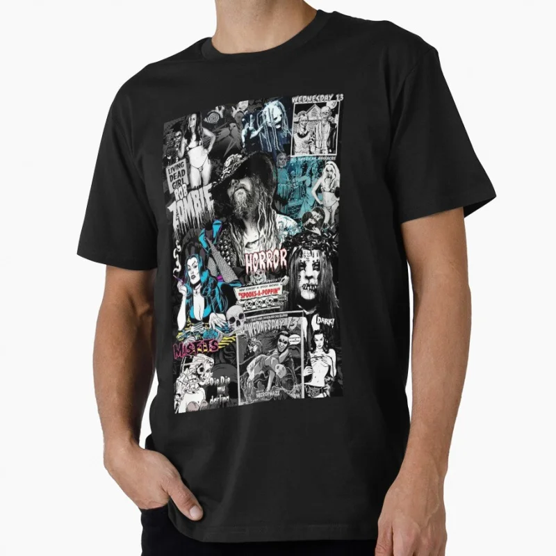 

horror zombie 0928 The Devil's Rejects Scary Halloween Gift t shirt for fans Large size Tops 100% cotton Printed Clothes