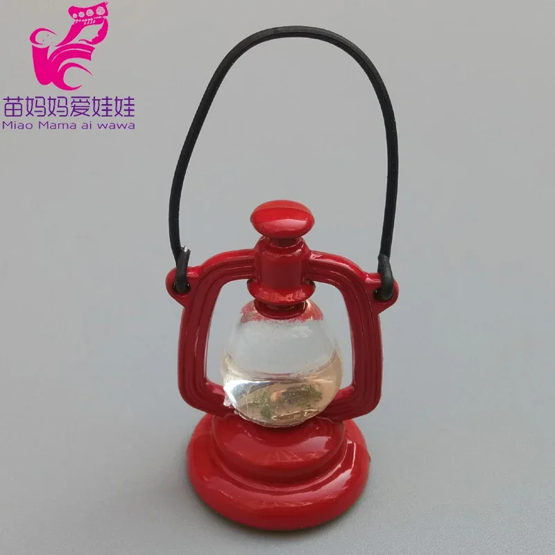 BJD Doll House Accessories Mini Kitchentools Pots Sink Floor Microphone Lantern Mini Oval Painting Frame for 11.5