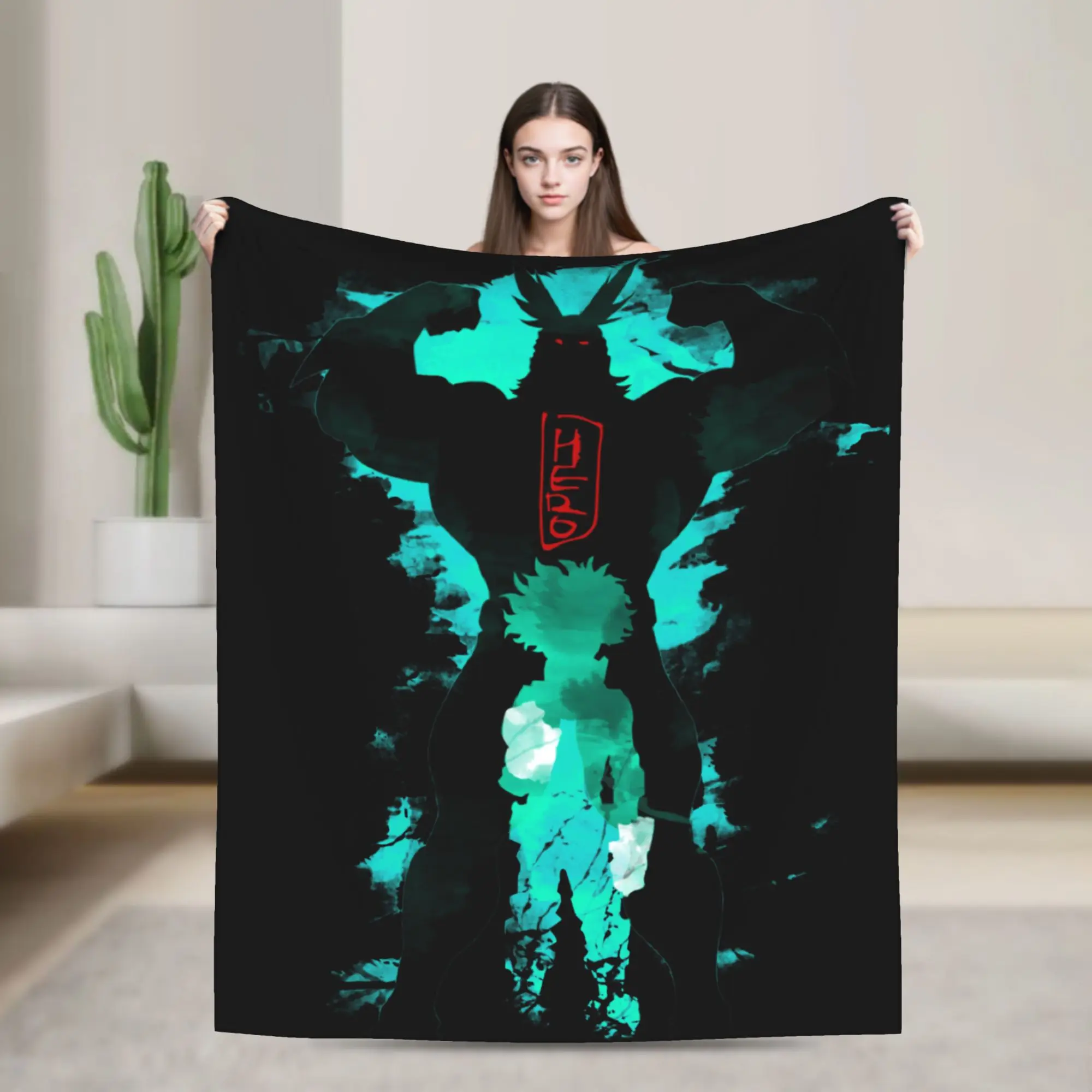 

Одеяло My Hero Academia (3) шерстяное забавное дышащее одеяло для покрытия стула, дивана, текстильный декор