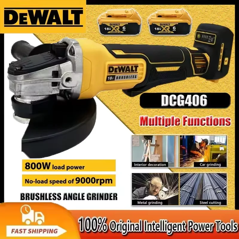 

Dewalt 125mm DCG406 Cordless Angle Grinding Machine high-performance Outstanding cutting and polishing Brushless Angle Grinding