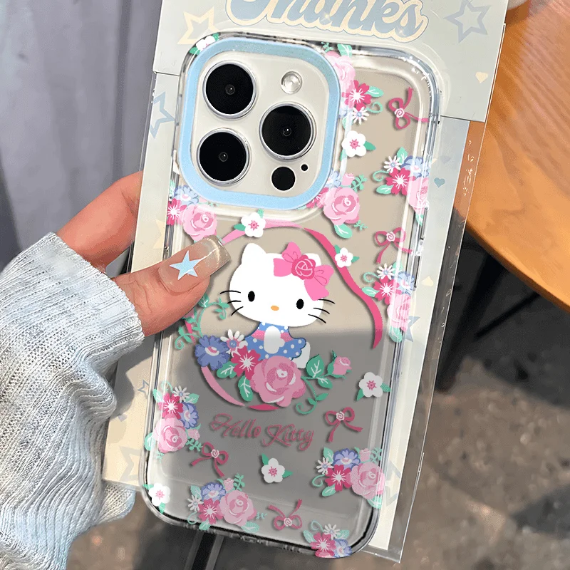 Flowers Hellos Kittys Phone Case For Xiaomi Redmi NOTE 8 9 9A 9s 10 11 12 12C 13 13C K30 K50 10C Pro Plus 4G 5G Transparent