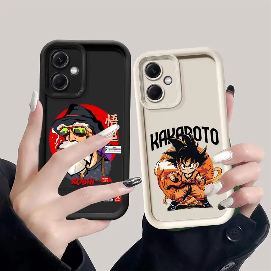 เคสโทรศัพท์แบบนิ่มสำหรับเสี่ยวมี่ เรดมี่ A1 A2 พลัส A4 13 12 A3 ดราก้อนบอลมาสเตอร์โรชิ โกคู