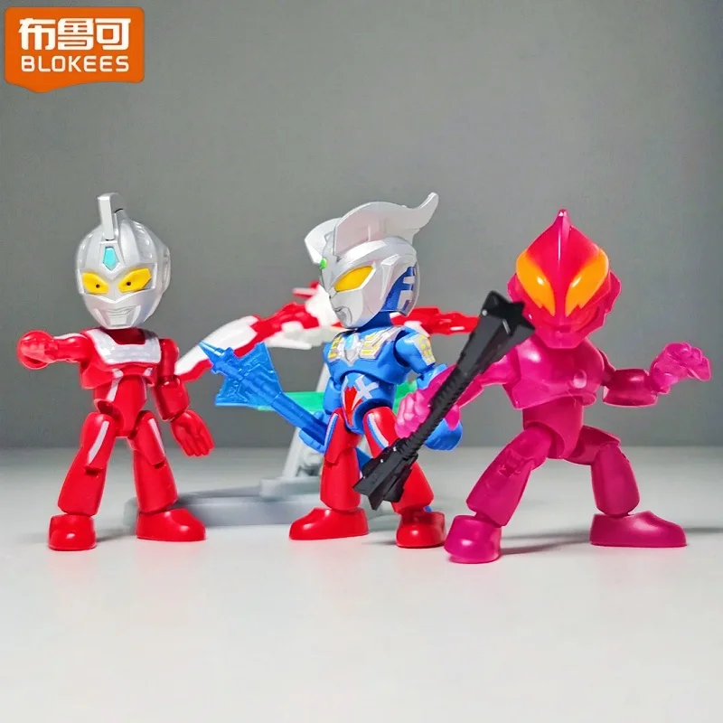 بلوكز سوبر تيم الترامان اللبنات هيرو ستار الطبعة الإصدار الأول نموذج عمل الجسيمات الدقيقة ألعاب المشهد ثلاثية الأبعاد #2