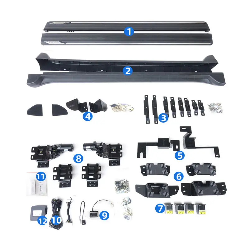 Electric pedal Off-road foot pedal Intelligent automatic telescopic side pedal, special modified auto parts