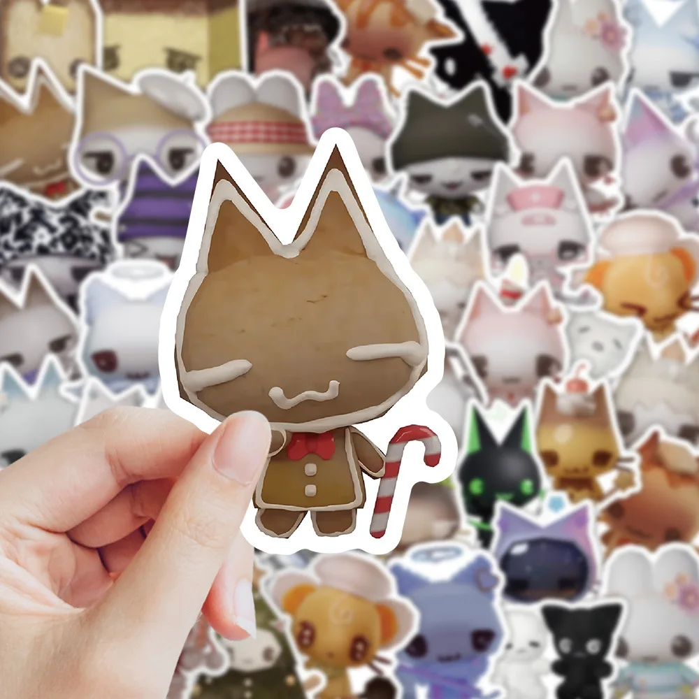 

60PCS Cartoon Kawaii Inoue Toro Funny Cute Cat Sticker DIY Phone Laptop Luggage Skateboard Graffiti Decals Fun for Kid