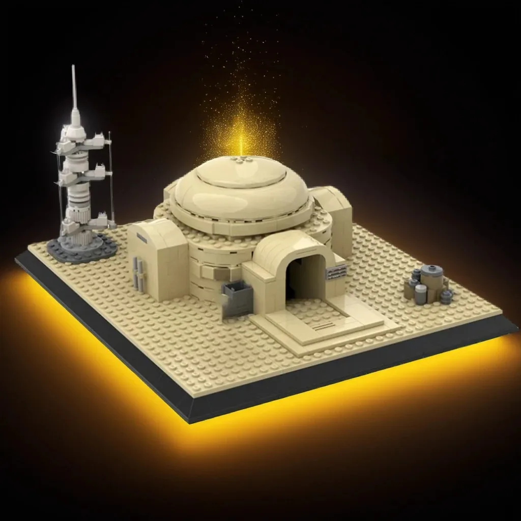 

456 шт. дом Люка Татуин Звездное Тестовая ферма на заказ MOC diy образовательная модель строительные блоки игрушки на день рождения подарок