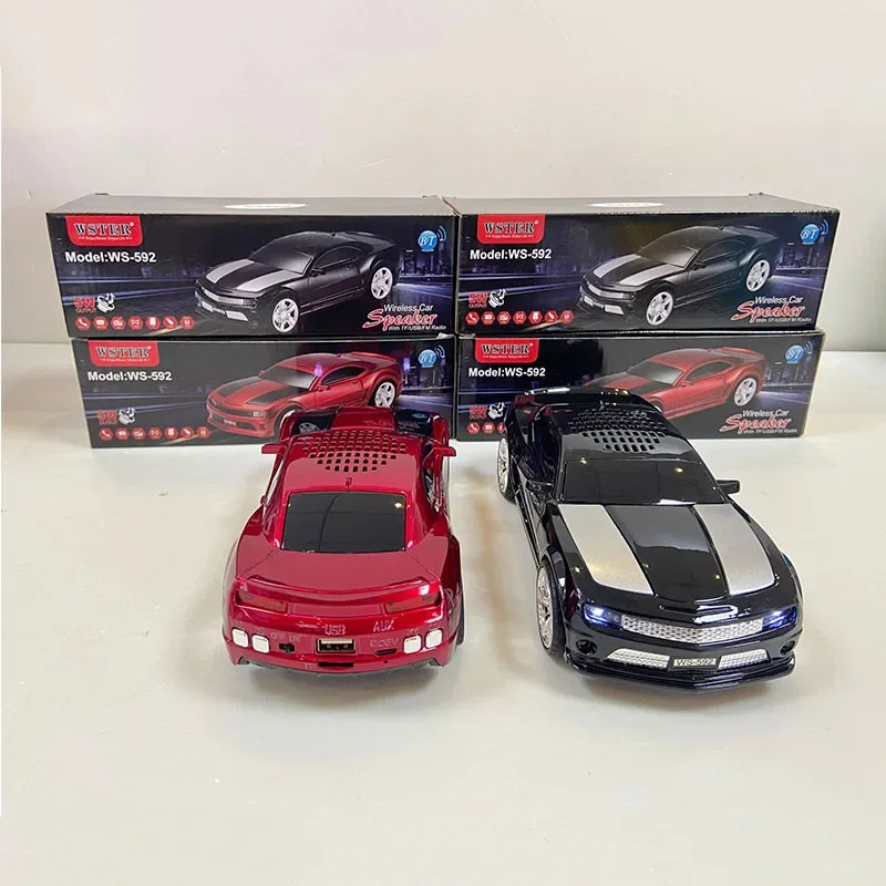 نموذج سيارة سمّاعات بلوتوث تصميم السيارة نظام صوتي عميق الجهير