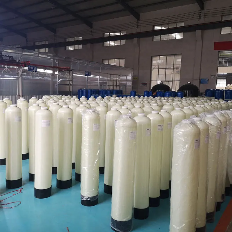 FRP Tank Quartz Sand Manganese Sand Activated Carbon Filter Tank Resin Softening Water Equipment Well Water Groundwater Filter