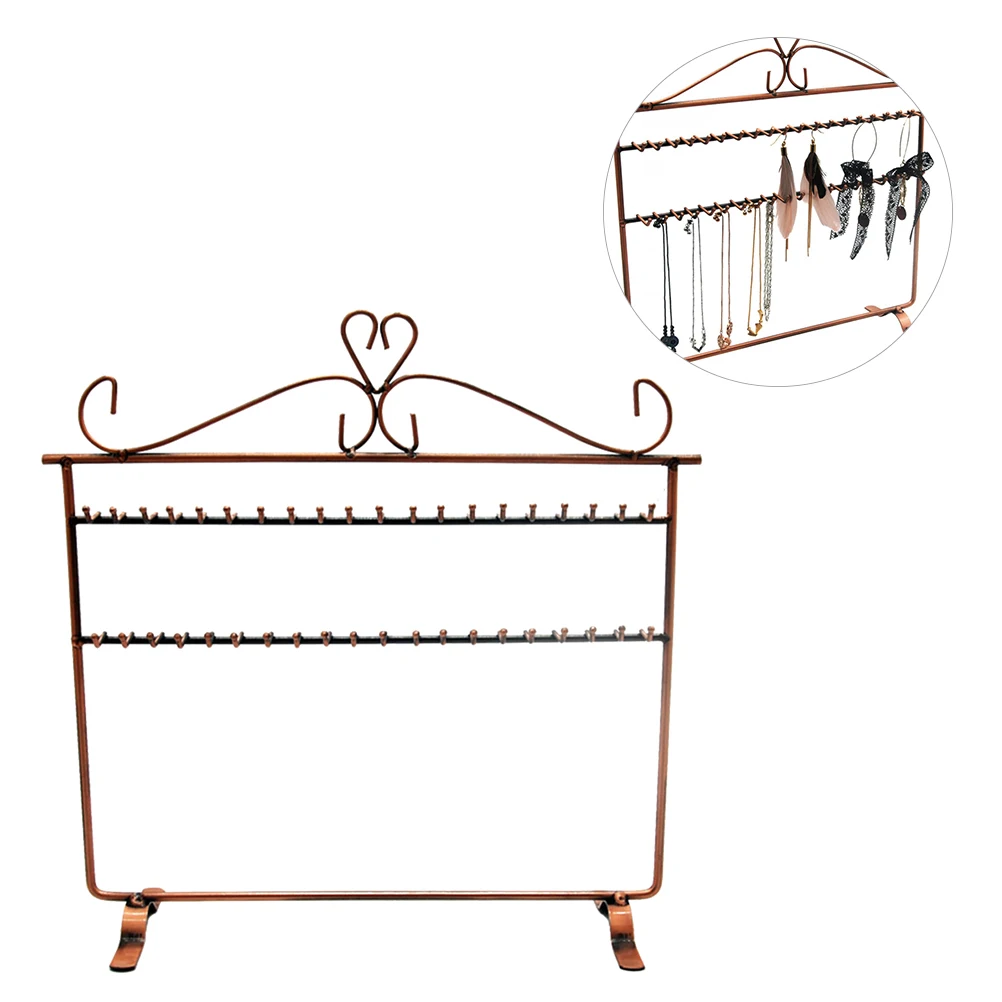 

Creative Metal Stand Holder Rack Organizer Tower Space Saving Hanging Decorative Storage Solution for Bedroom Vanity Closet