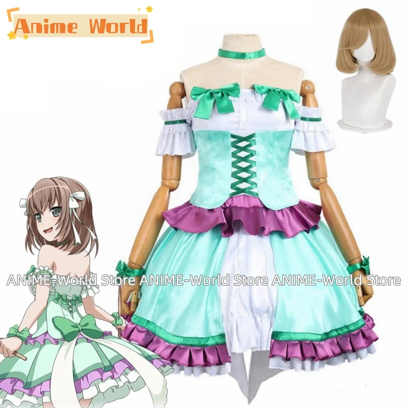 《Custom Made》Anime Bang Dream! Pastel Palettes Yamato Maya Cosplay Costume Custom Any Size Size Wig Woman Men