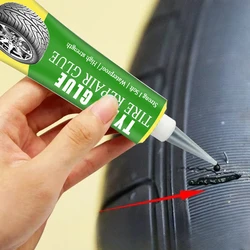 Black Tyre Repair Instant Liquid Strong Rubber Glues Wear-resistant Rubber Non-corrosive Adhesive Glue Car Instant Strong Tools