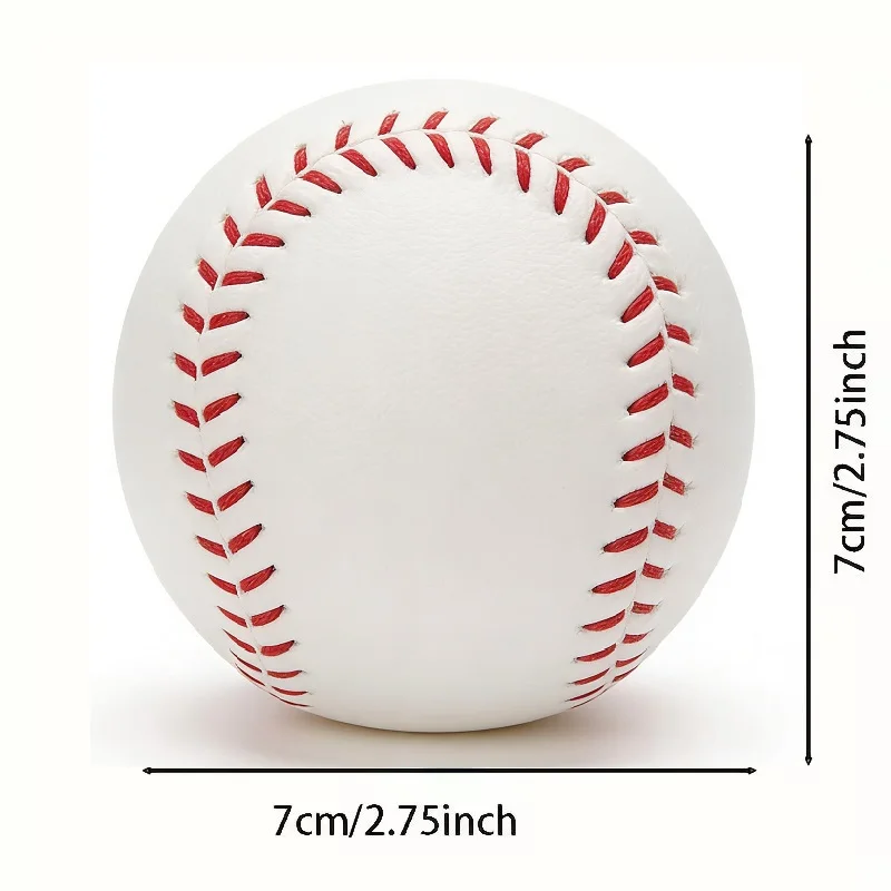 Durable Safe Elastic PU Foam Baseball for Indoor Outdoor Recreational Use Lightweight Training Softball Sports Fitness Equipment