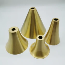 All-copper Ceiling Hanging Bell Plate Retro Brass Natural Chandelier Ceiling Tray High quality copper chandelier ceiling panel