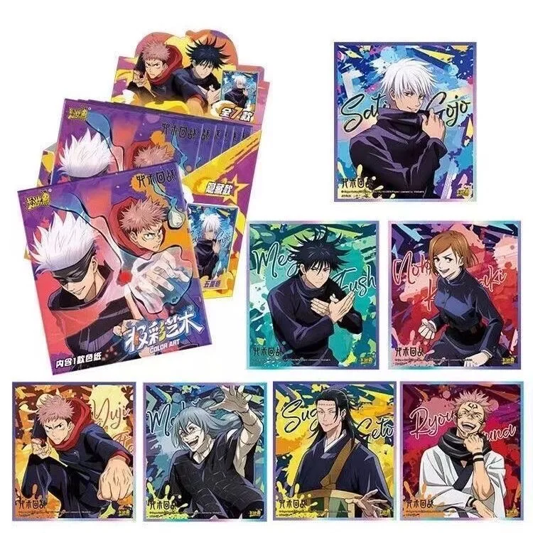 KAYOU Jujutsu Kaisen Extreme Color Art Board Series Hidden Edition Gojo Satoru Collection Card Anime Merchandise Gift Box