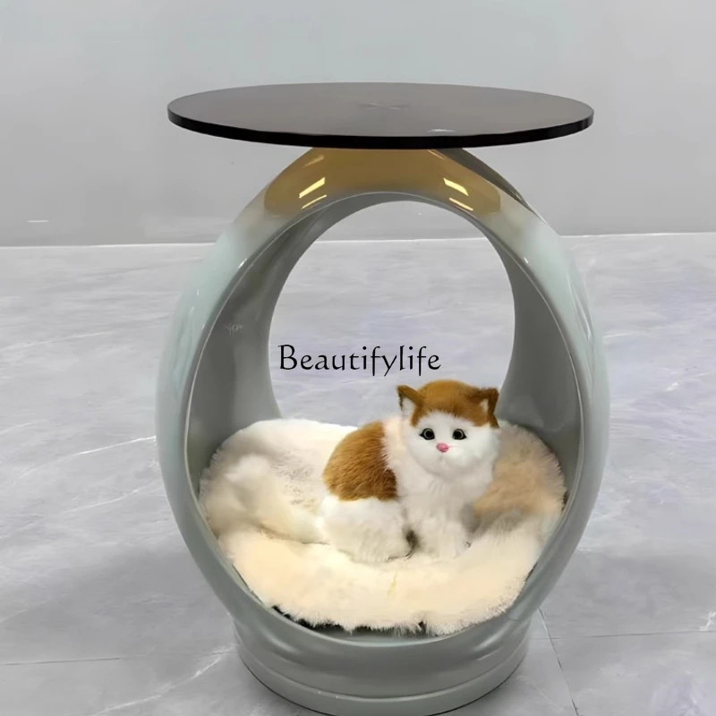 

Modern simple niche pet nest living room household fiberglass edge several people pet sharing