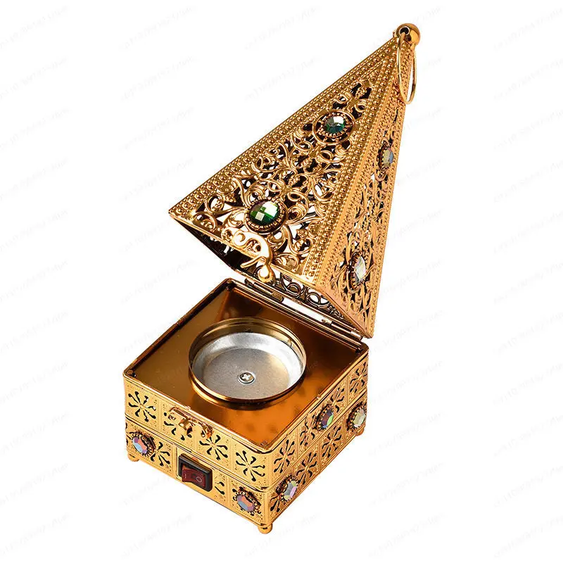 

Электронная аромалампа в арабском стиле, металлическая поделка, Ближний Восток