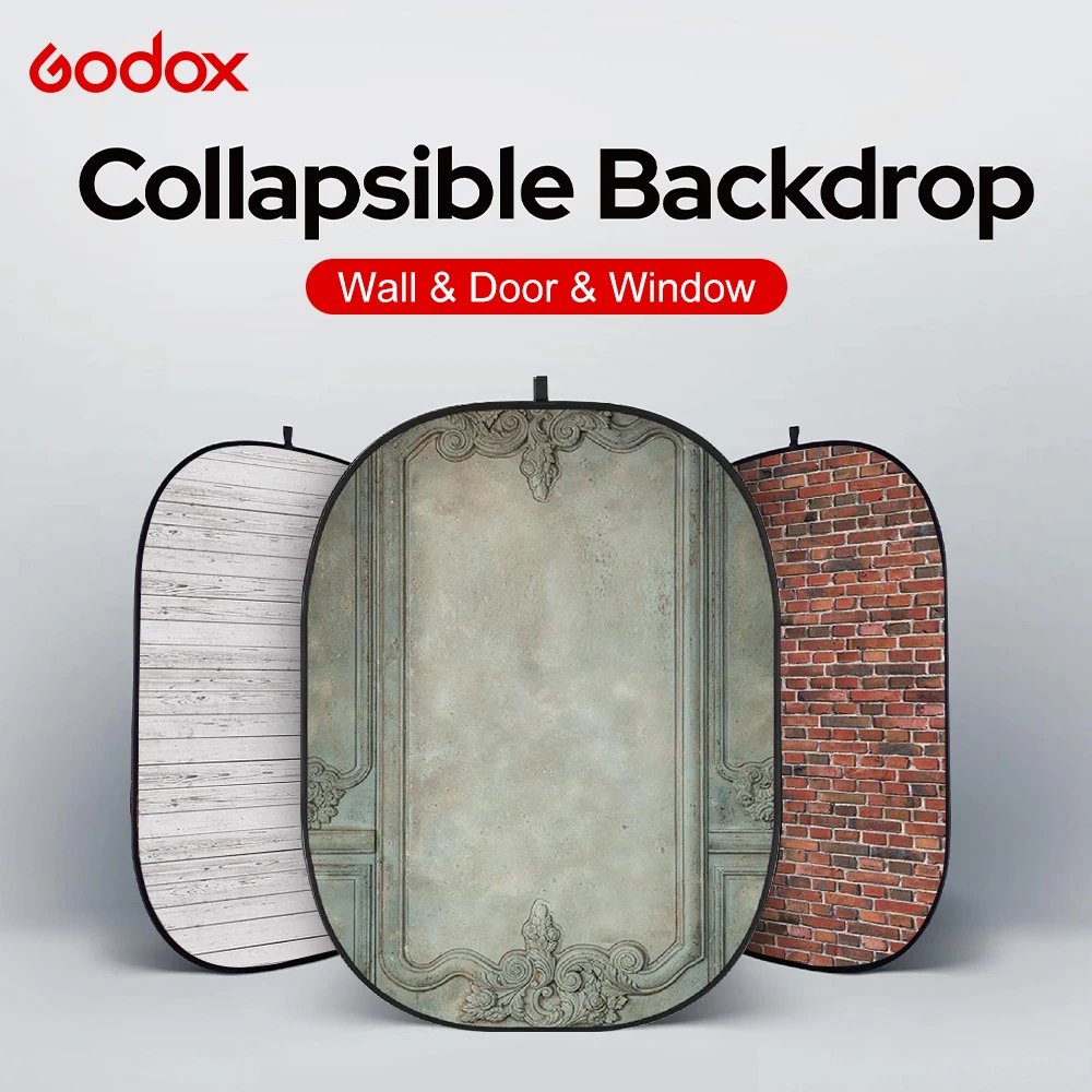 Godox Collapsible Backdrop Photography Accessorie 1.5mx2m Soft Portable Foldable Panel For Baby Flower Wall Wedding Background
