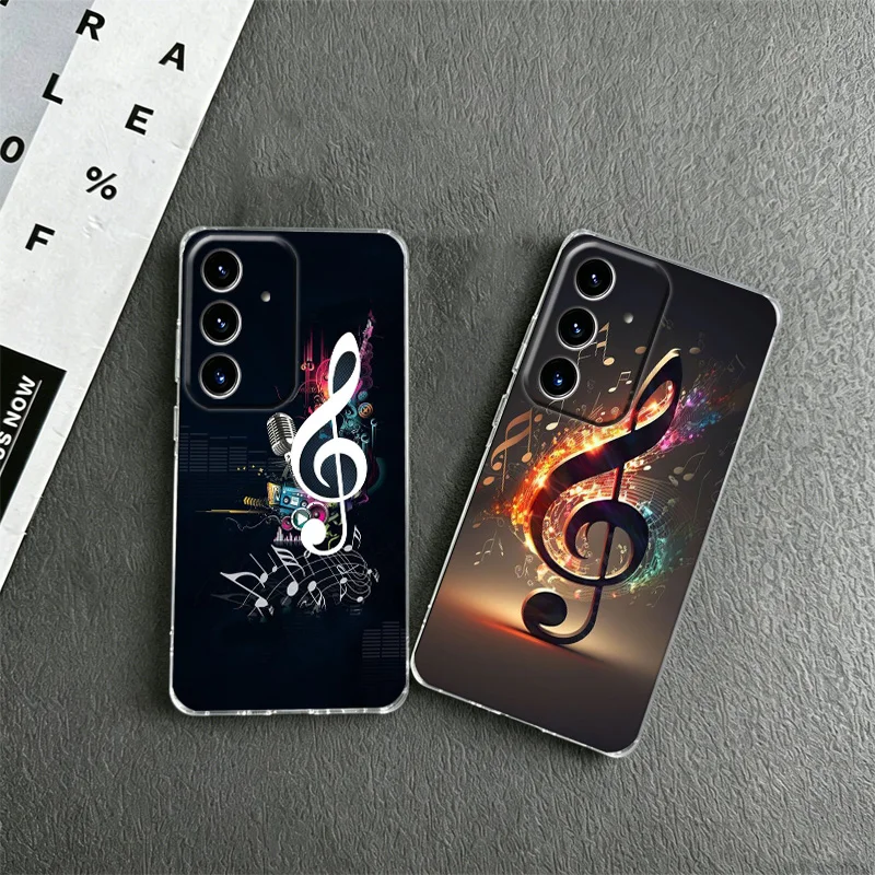 Piano Keys Musical Phone Case for Samsung A57 A56 A55 A54 A17 A16 A15 A14 A37 A36 A35 A34 A27 A26 A25 A24 A07 A06 A05S A04S M33