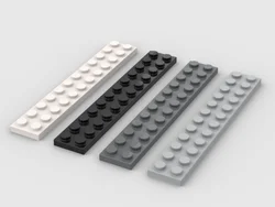 10pcs *Plate 2x12* 2445 DIY enlighten block bricks,Compatible With Other Assembles Particles