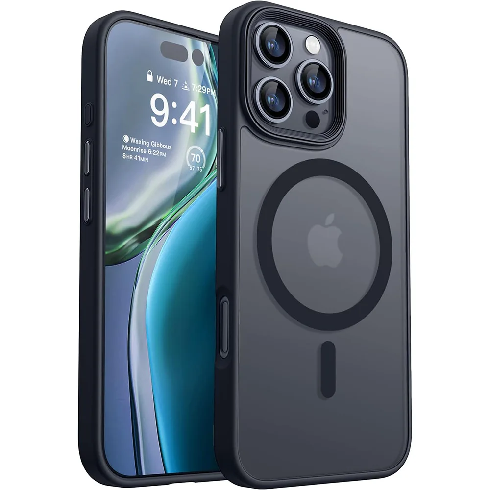 

Shockproof Military Grade Case For iPhone 16e 16 15 14 13 12 11 Pro Max Plus Magnetic Magsafe Hybrid Hard Cover Silicone Shell