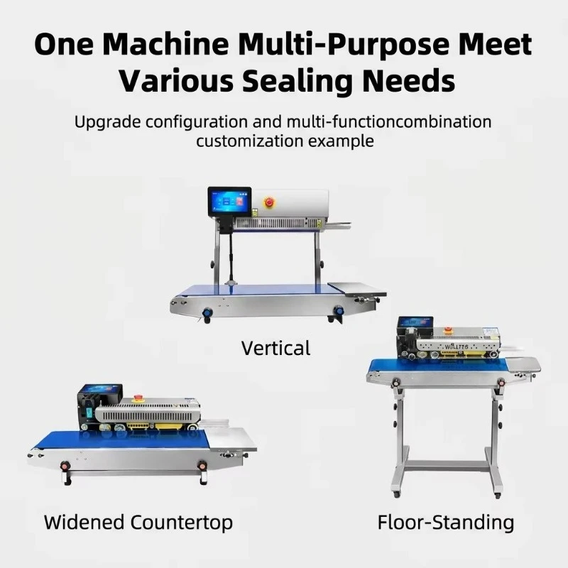 Willita Inkjet Printing Large Bag Sealer Machine Sealing Machine Horizontal Continuous Heat Plastic Bag Band Sealer - view 2