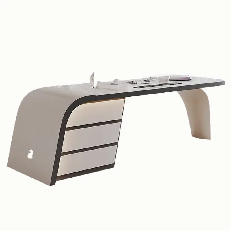 Stands Monitor Office Desk Executive School Drawer Gamimg Writing Computer Desks Corner Table Pour Ordinateur Office Furniture