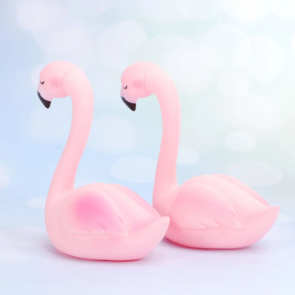 

4Pcs Flamingo Craft Lovely Cake Topper for Party Wedding Decoration Home Car Ornament Exquisite Workmanship Attractive Design