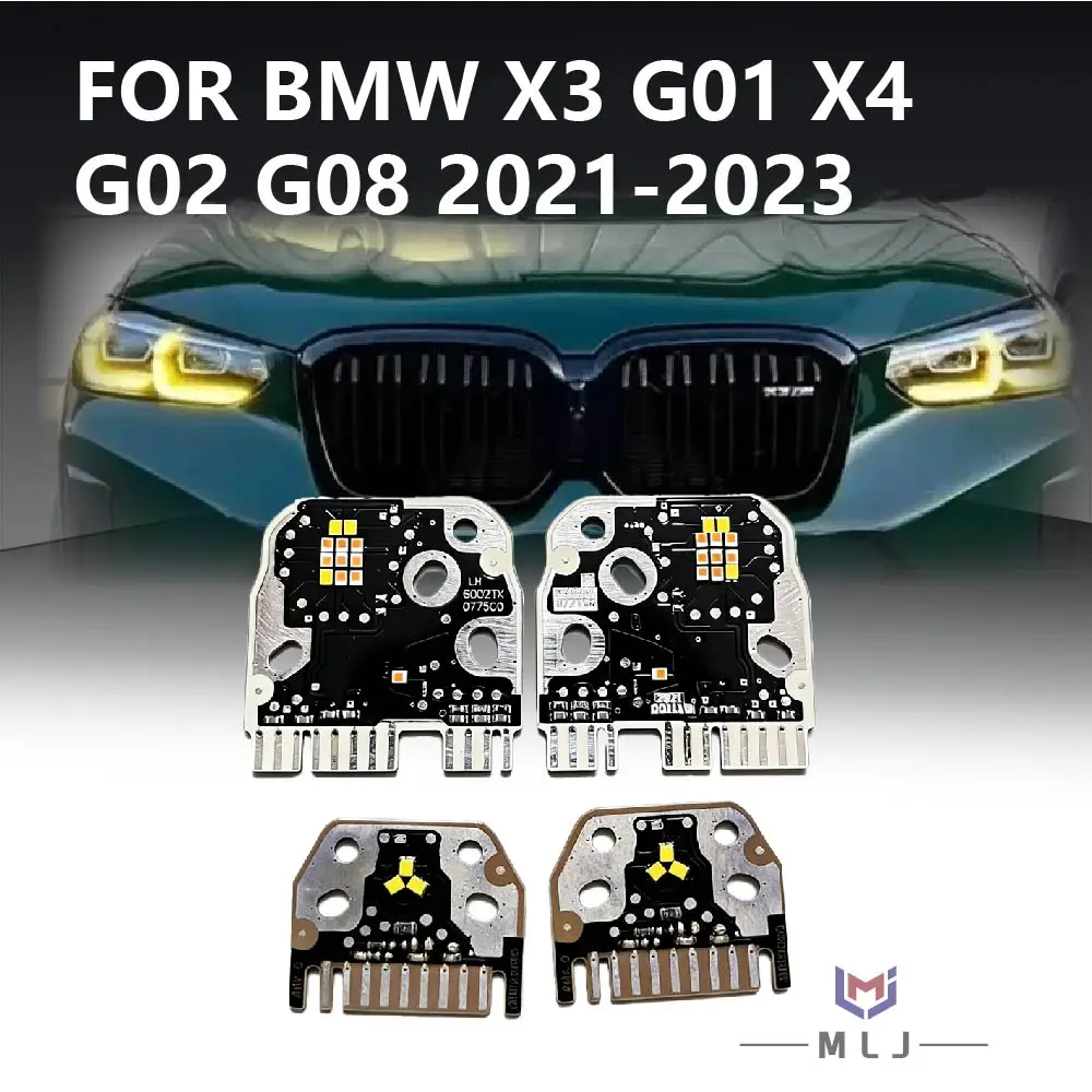 

Для BMW X3 X3M G01 X4 X4M G02 G08 2021 2022 2023 LCI: Чип DRL для фар, аксессуары для автомобиля, дневные ходовые огни, плата Angel Eye