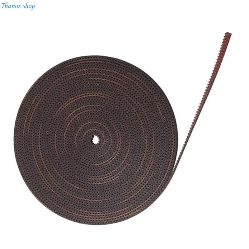Advanced 3KC 9RF Belt for 3D Printers, Long Rubber Pulley Nonslip Belt with Canvas Teeth, 9mm Width X37A