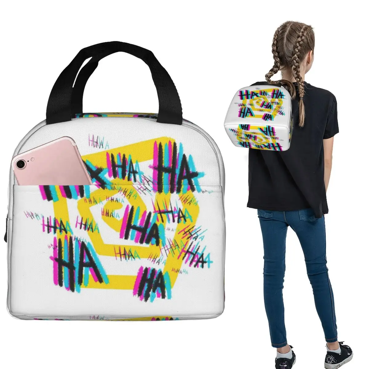 Michael's Laugh The Magnus Archives Insulated Lunch Bag for Women Kids Portable Food Boxes Thermal Lunch Box Tote